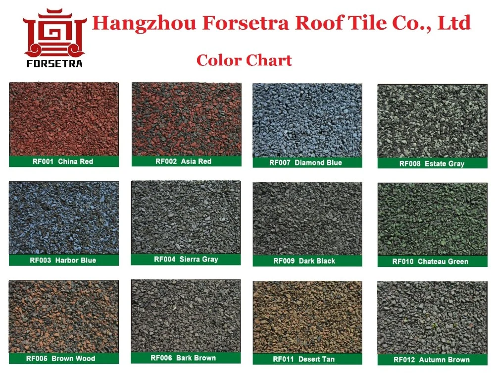 Construction Material 12 Colors Roof Building Materials Flat Style Fiberglass Asphalt Roofing Shingles